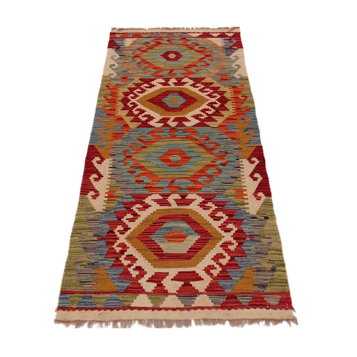 Short Kilim Runner 1' 11" x 5' 0" - No. AL97684