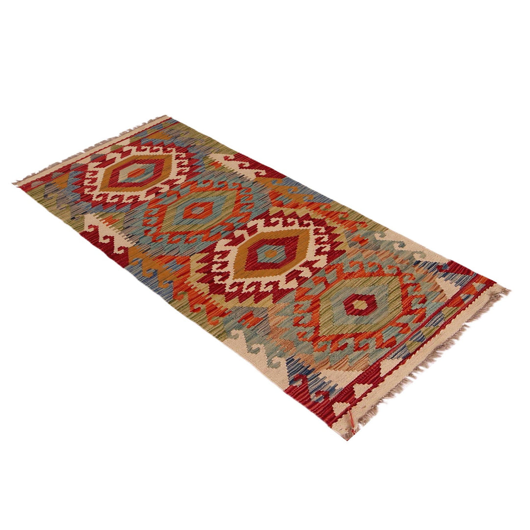 Short Kilim Runner 1' 11" x 5' 0" - No. AL97684