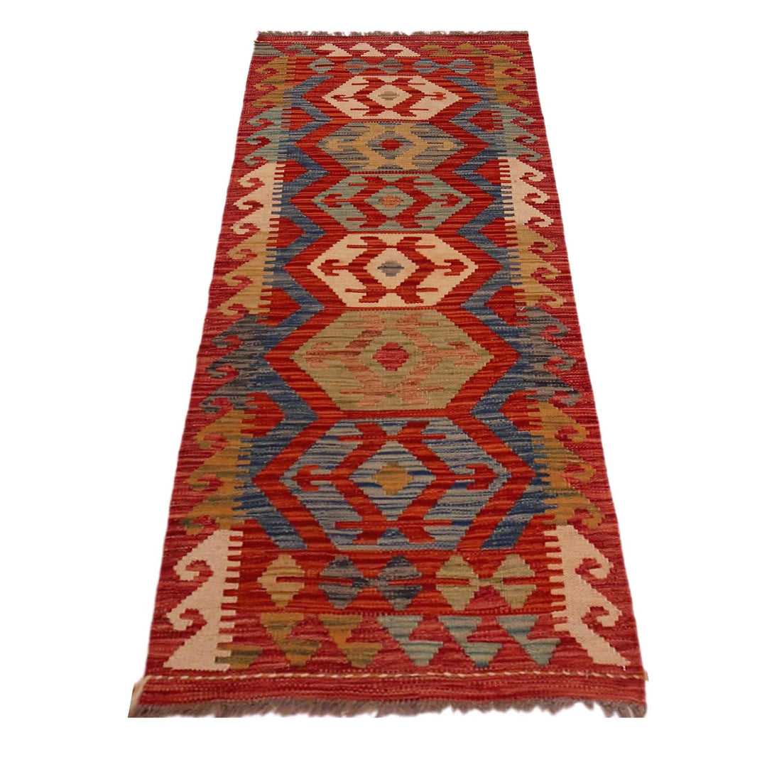 Handmade Vegetable Kilim Runner 1' 10" x 4' 10"  - No. AL92595