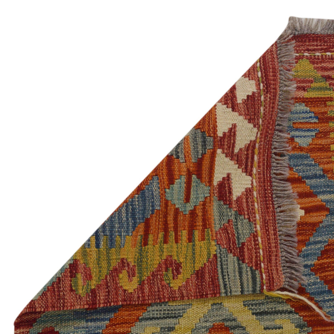 Handmade Vegetable Kilim Runner 1' 10" x 4' 10"  - No. AL92595