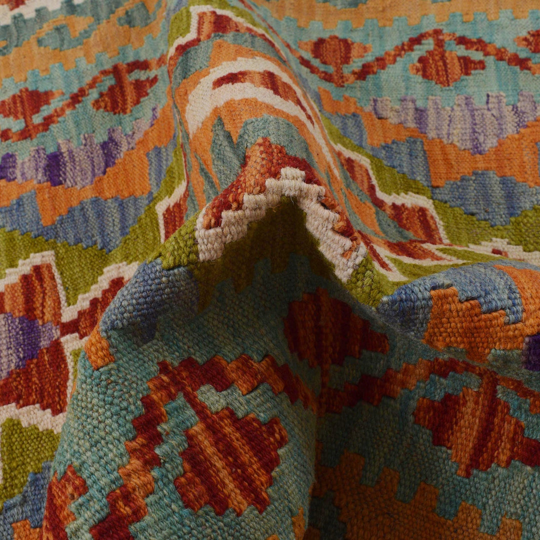 Handmade Vegetable Kilim 2' 11" x 4' 4" - No. AL47757