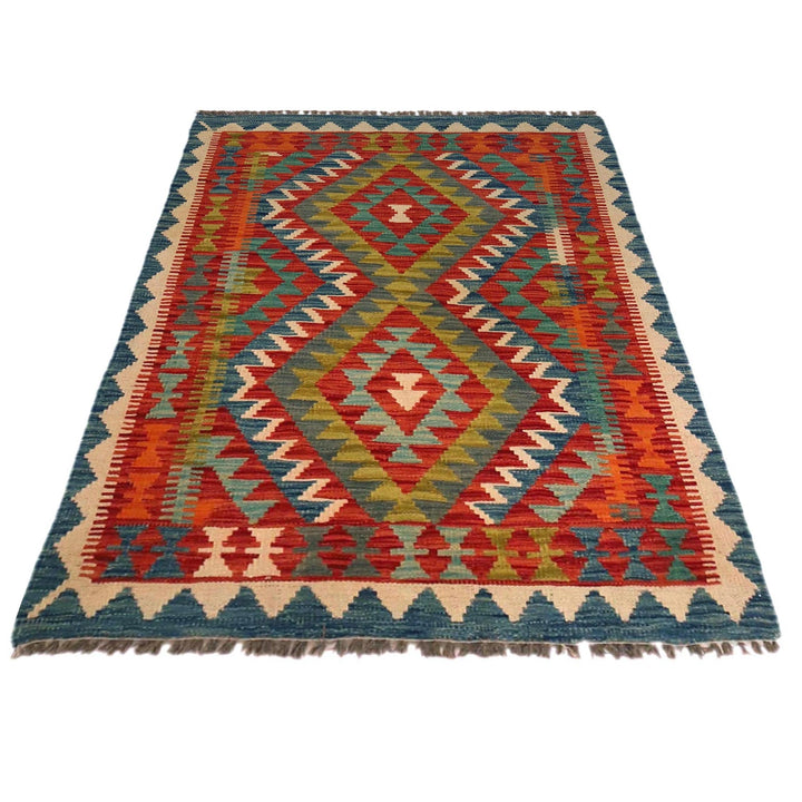 Small Size Chobi Kilim 3' 1" x 4' 2" - No. AL64436