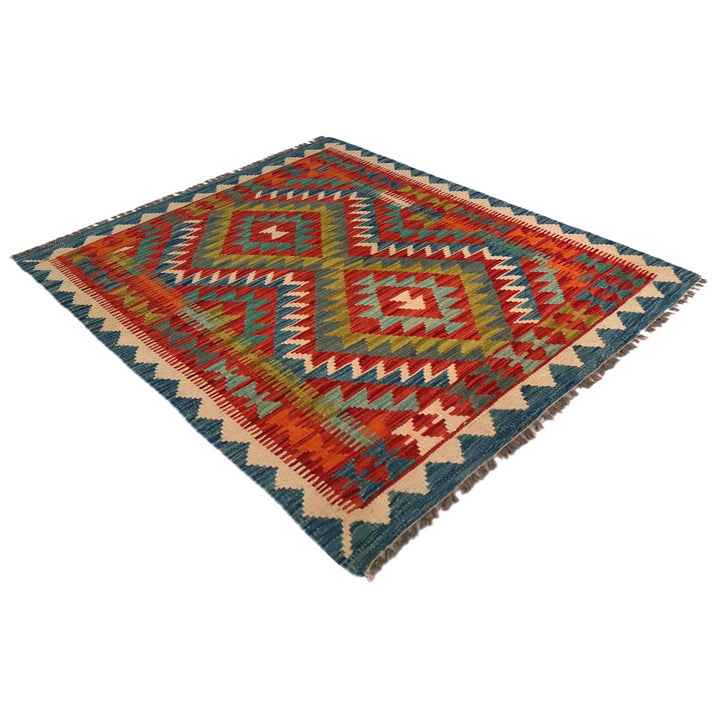 Small Size Chobi Kilim 3' 1" x 4' 2" - No. AL64436