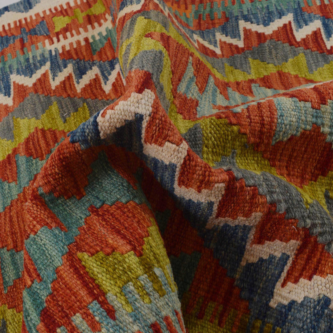Small Size Chobi Kilim 3' 1" x 4' 2" - No. AL97104