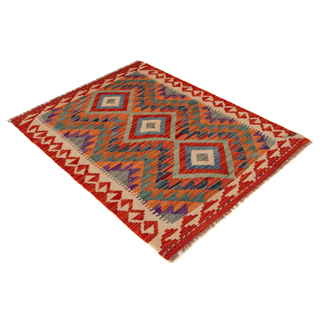 Hand Knotted Flatweave Kilim 2' 7" x 3' 10" - No. AL82141