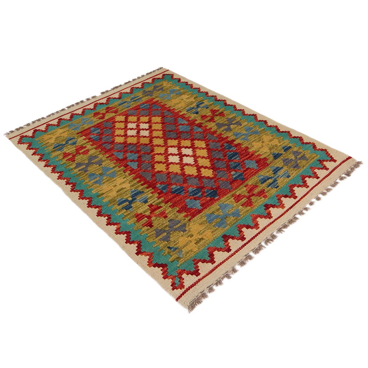 Hand Made Afghan Kilim 2' 8" x 3' 10" - No. AL25455
