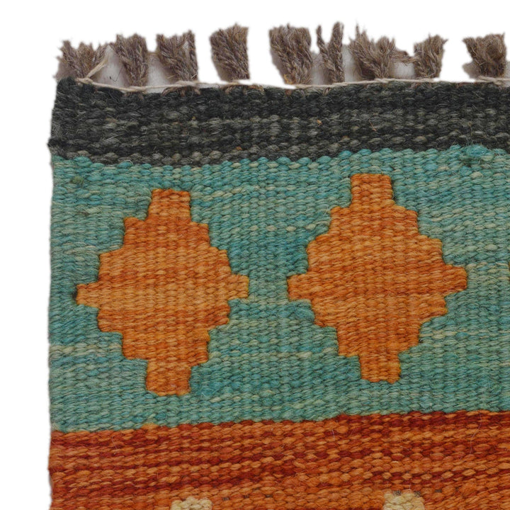 Handmade Vegetable Kilim 2' 8" x 4' 0" - No. AL61709