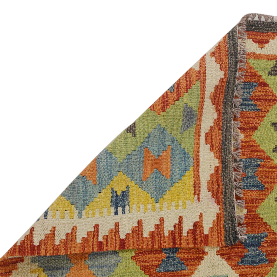 Handmade Vegetable Kelim 2' 8" x 4' 0" - No. AL80382