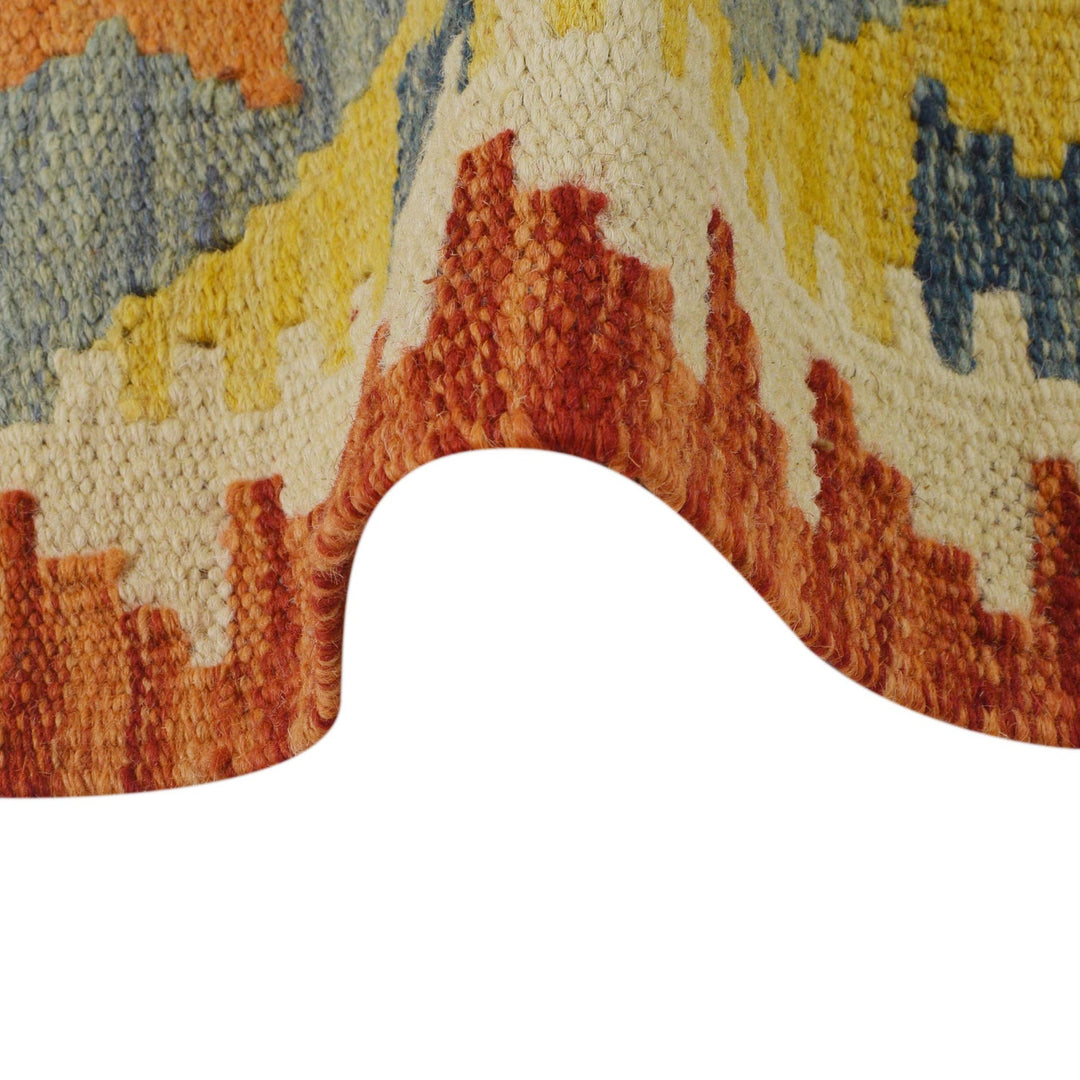 Handmade Vegetable Kelim 2' 8" x 4' 0" - No. AL80382