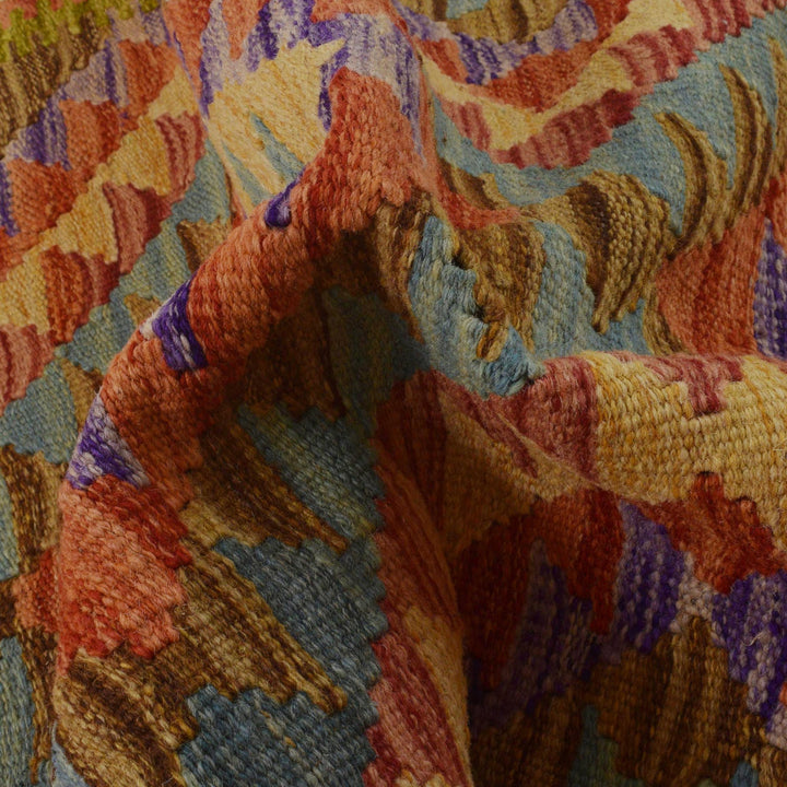 Handmade Turkish Design Wool Kilim 2' 6" x 4' 0" - No. AL88373