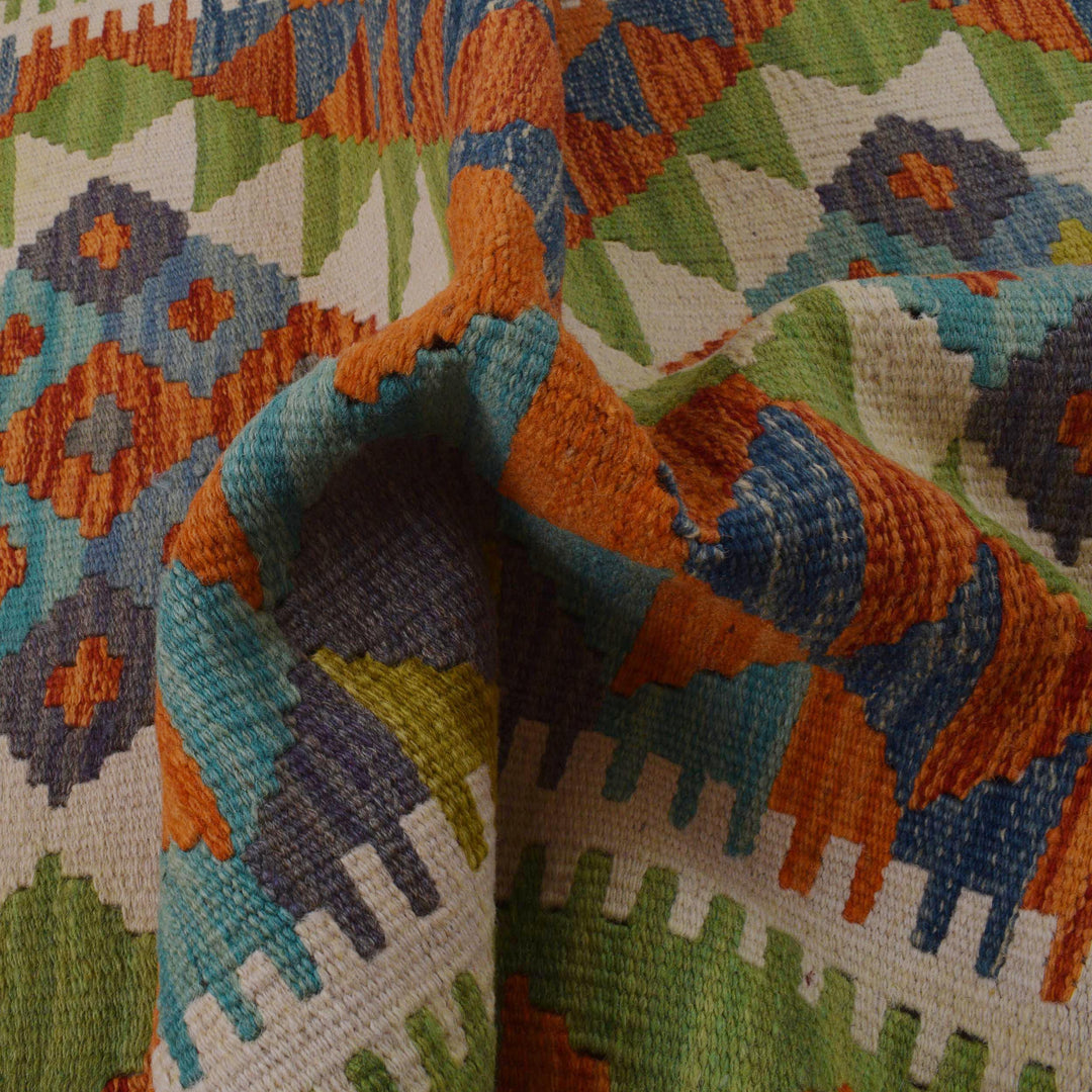Small Size Chobi Kilim 2' 8" x 4' 1" - No. AL98184