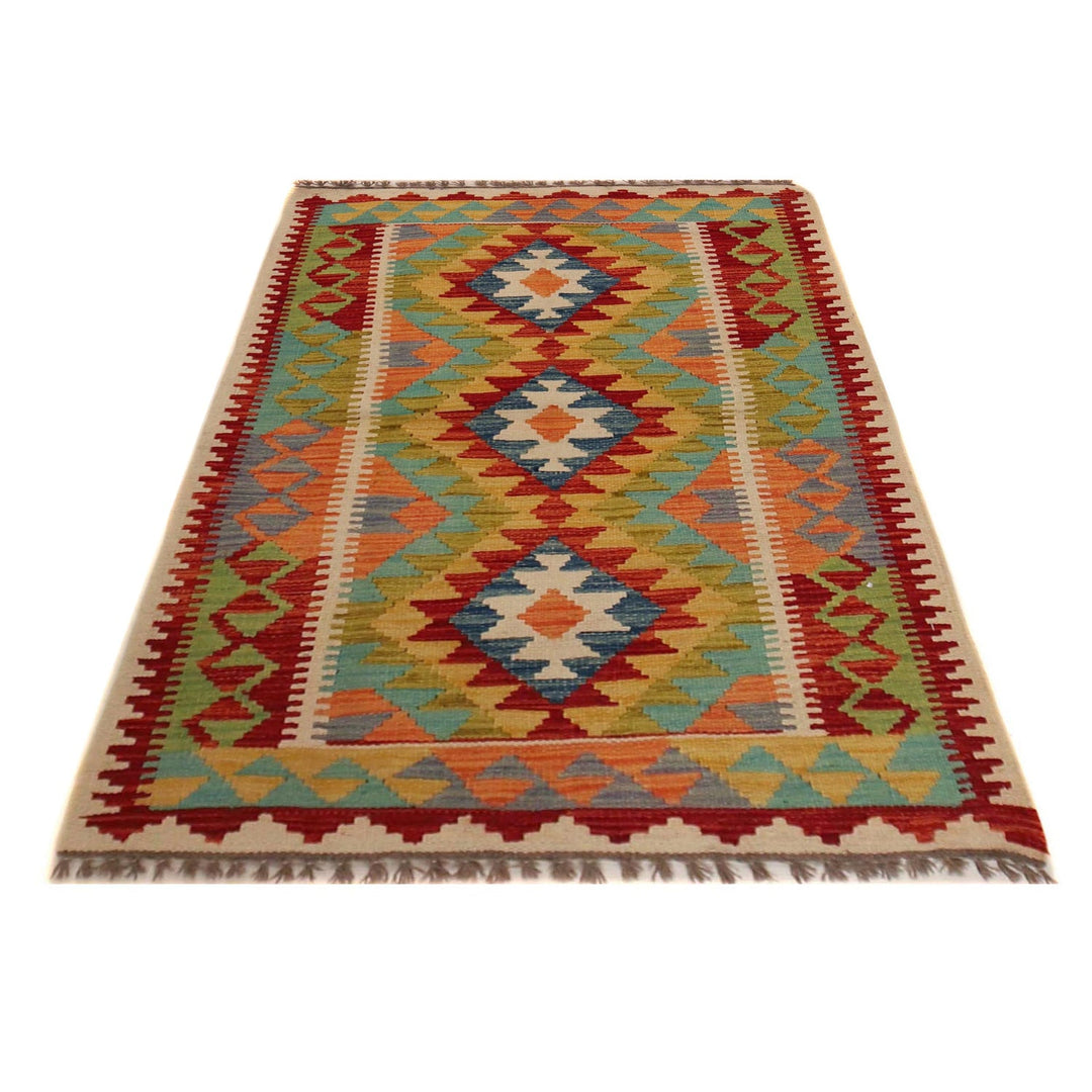 Hand Knotted Flatweave Kilim 2' 10" x 4' 2" - No. AL64241