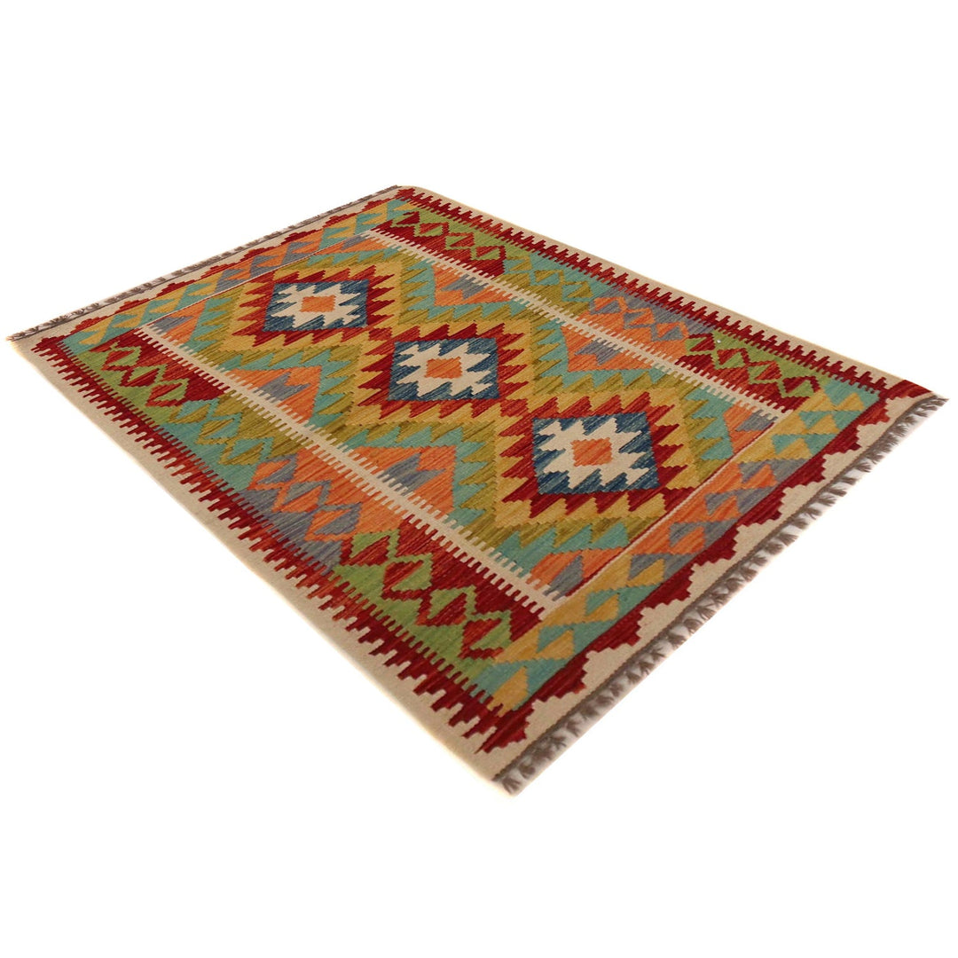 Hand Knotted Flatweave Kilim 2' 10" x 4' 2" - No. AL64241