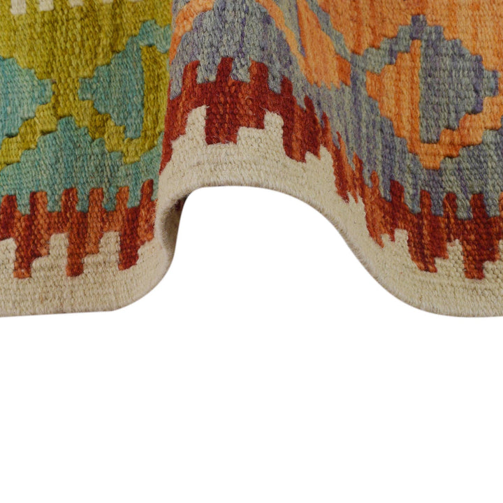 Hand Knotted Flatweave Kilim 2' 10" x 4' 2" - No. AL64241
