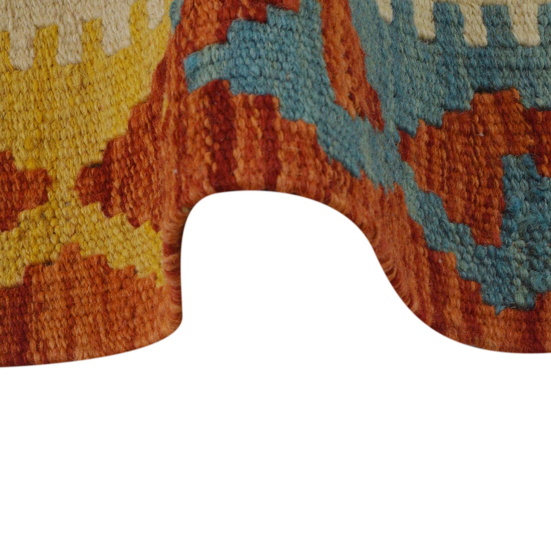 Handmade Afghan Vegetable Kilim 2' 9" x 4' 0" - No. AL23625