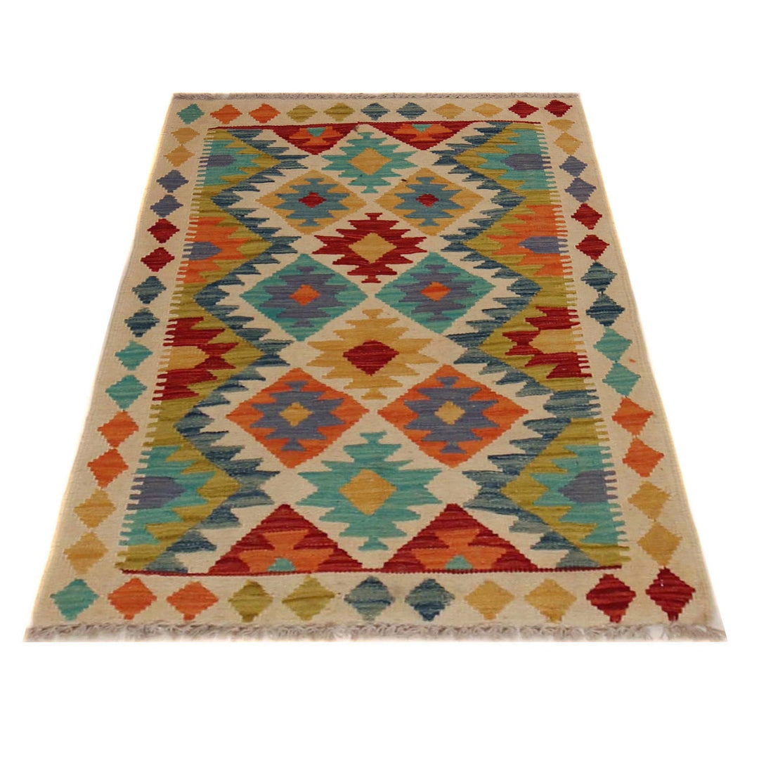 Handmade Vegetable Kilim 2' 7" x 3' 10" - No. AL82580