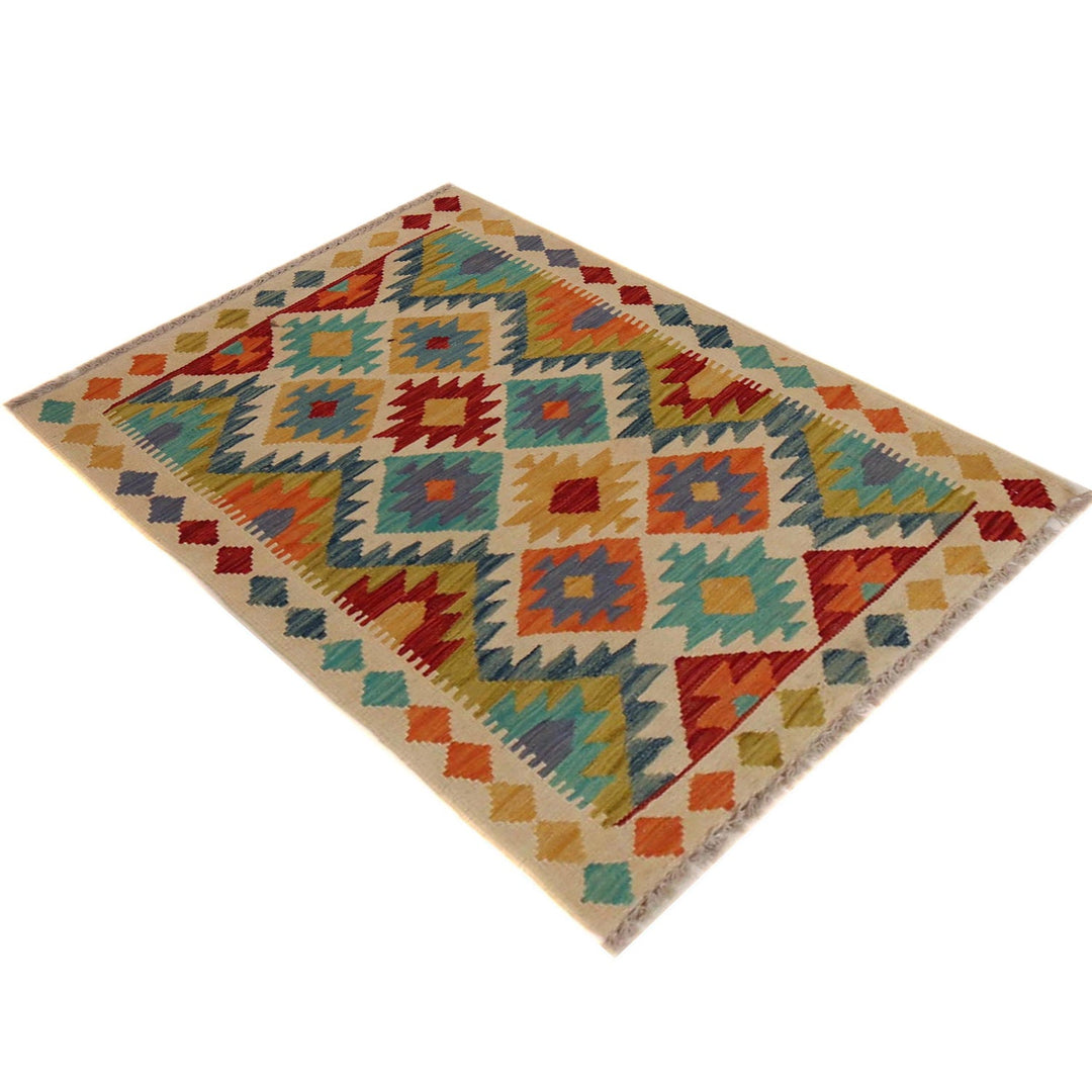 Handmade Vegetable Kilim 2' 7" x 3' 10" - No. AL82580