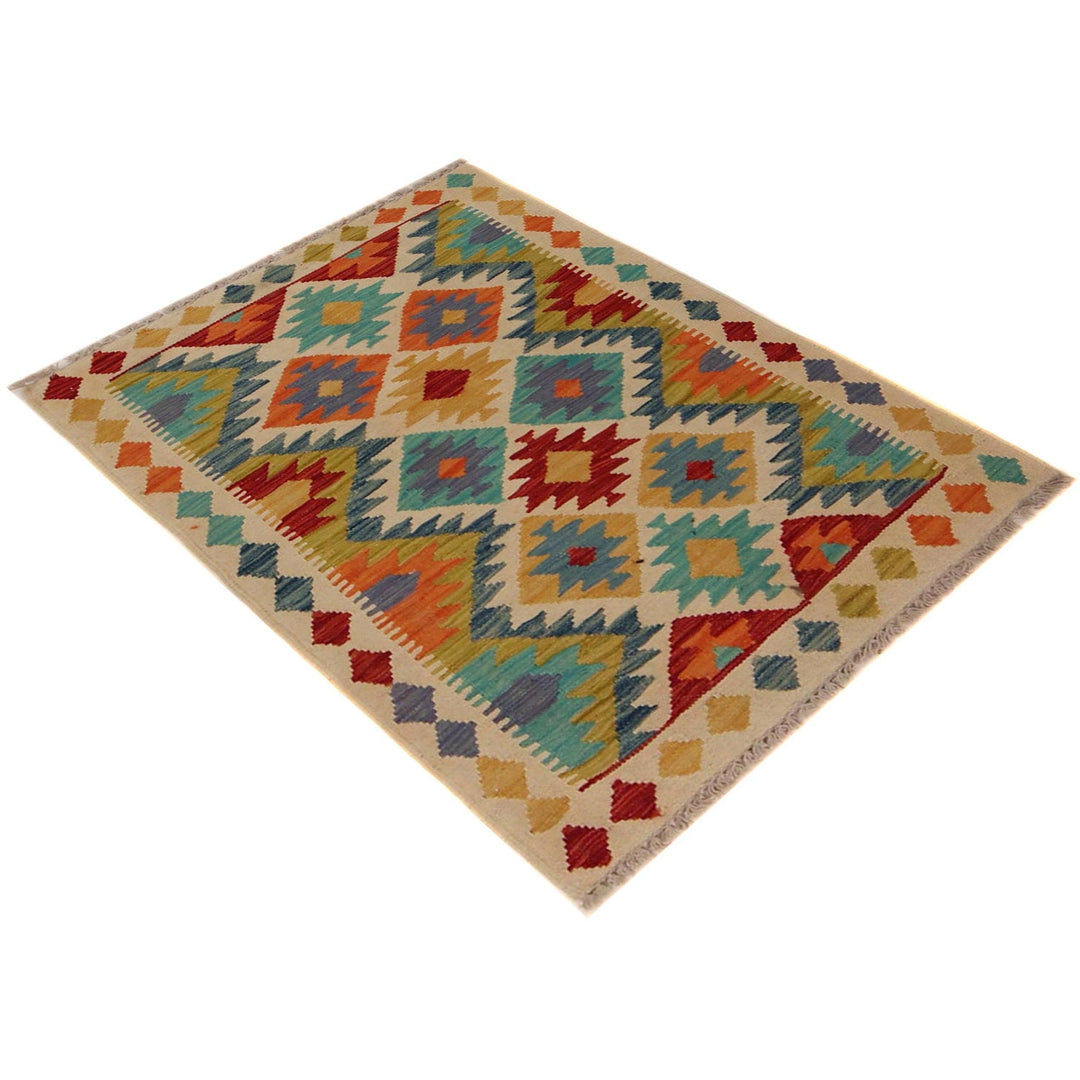 Handmade Vegetable Kilim 2' 7" x 3' 10" - No. AL82580