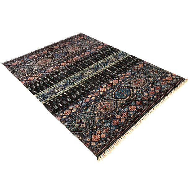 Modern Gabbeh Area Rug 5' 7" x 8' 2" - No. AL41175