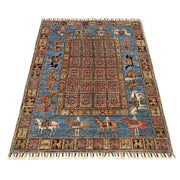 Oriental Shikargah Rug 3' 3" x 4' 10" - No. AL68831