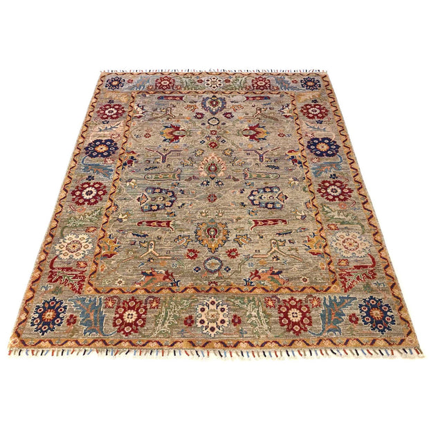 Hand Knotted Sultani Modern Rug 5' 1" x 6' 7" - No. AL73017