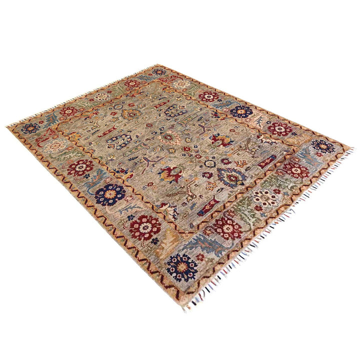 Hand Knotted Sultani Modern Rug 5' 1" x 6' 7" - No. AL73017