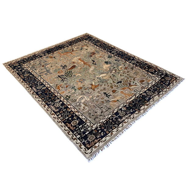 Hand Knotted Modern Tree of Life Rug 6' 0" x 8' 11" - No. AL88312