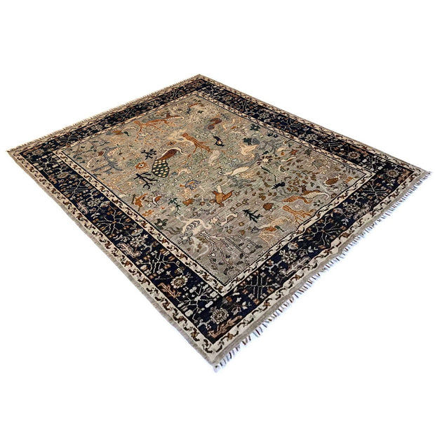 Hand Knotted Modern Tree of Life Rug 6' 0" x 8' 11" - No. AL88312