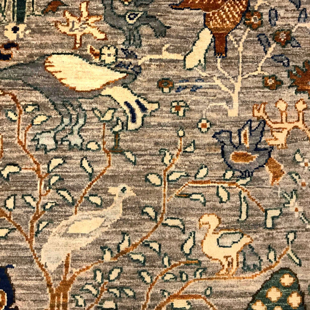 Hand Knotted Modern Tree of Life Rug 6' 0" x 8' 11" - No. AL88312