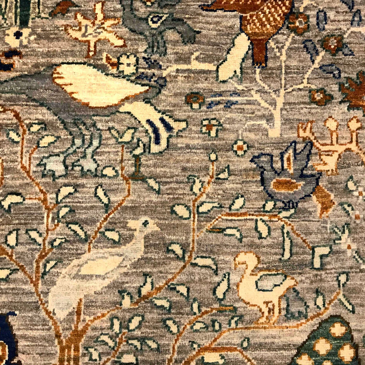 Hand Knotted Modern Tree of Life Rug 6' 0" x 8' 11" - No. AL88312