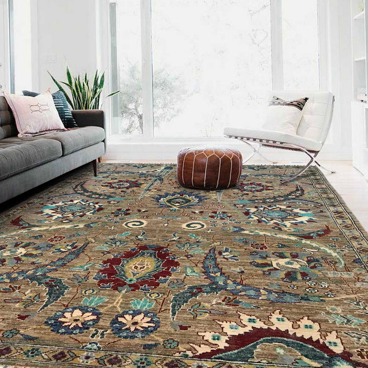 Hand knotted Contemporary Style Sultani Rug 5' 7" x 7' 9" - No. AL43755