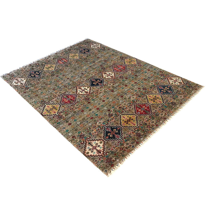Contemporary Gabbeh Rug 5' 7" x 8' 10" - No. AL26645