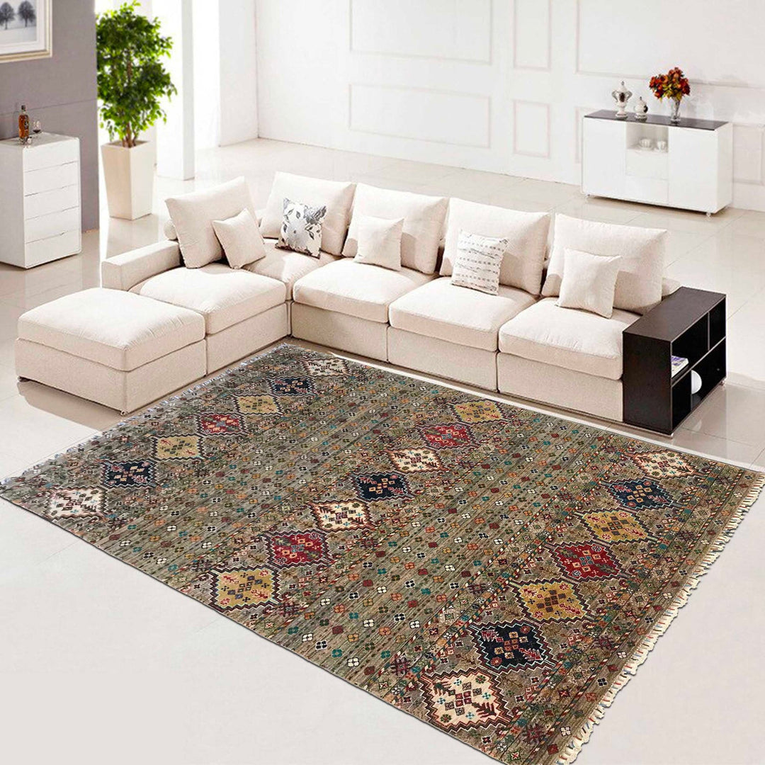 Contemporary Gabbeh Rug 5' 7" x 8' 10" - No. AL26645