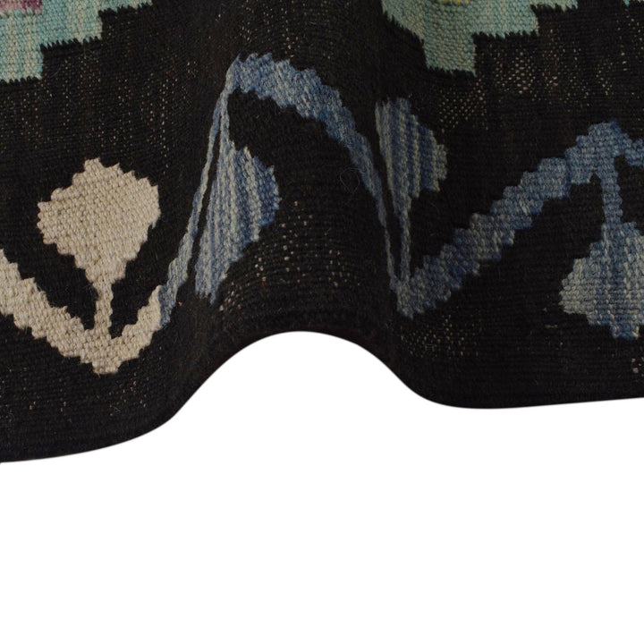 Handmade Turkish Design Wool Kilim 4' 11" x 6' 8" - No. AL11814