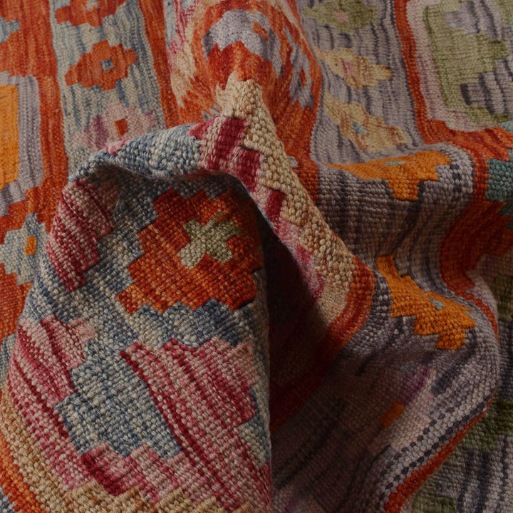 Handmade Vegetable Kelim 2' 7" x 4' 4" - No. AL42013