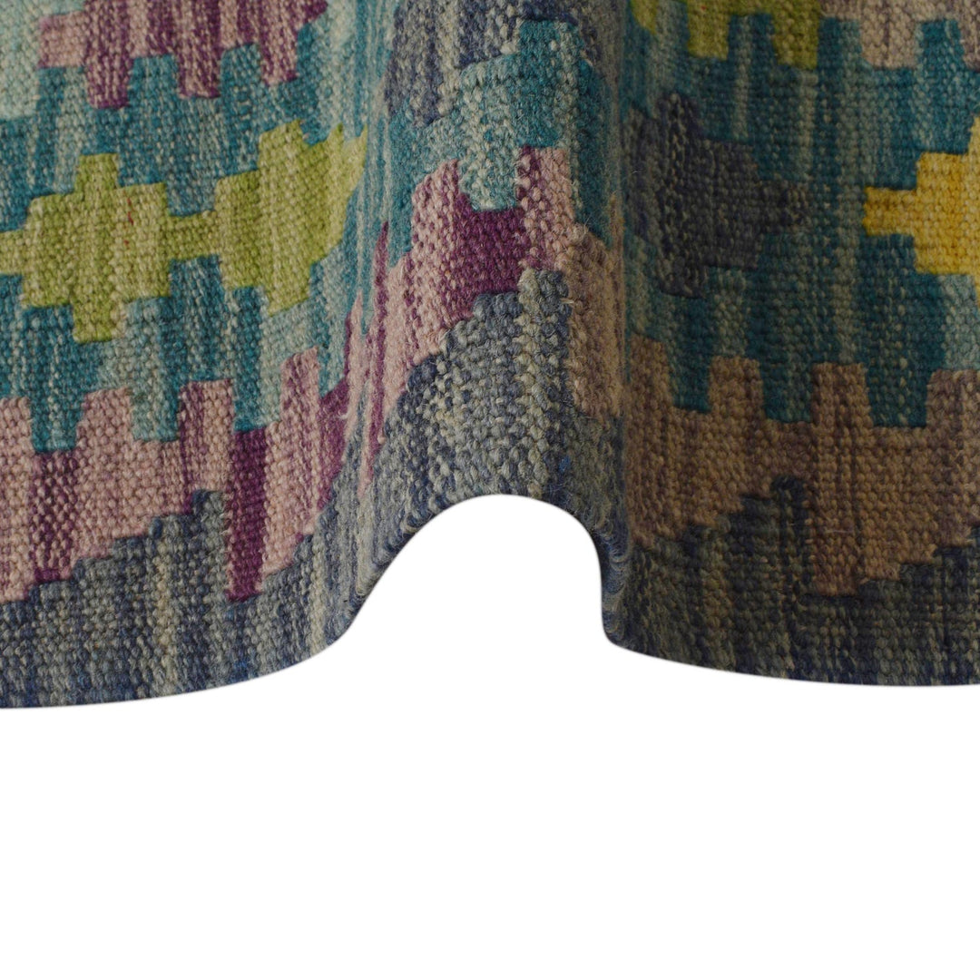 Handmade Turkish Design Wool Kilim 2' 6" x 4' 1" - No. AL21860