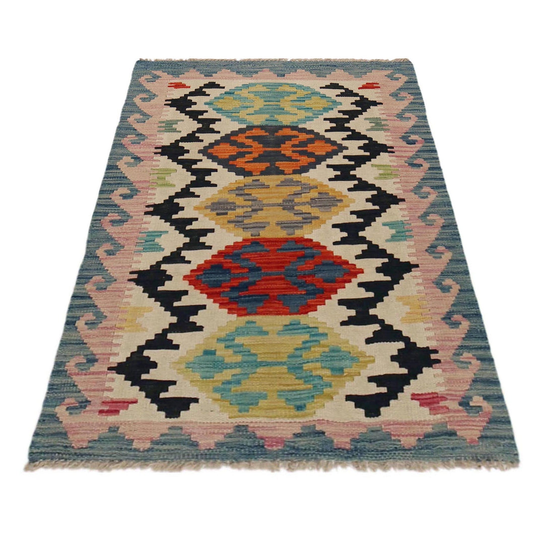 Hand Knotted Flatweave Kilim 2' 7" x 4' 3" - No. AL11267