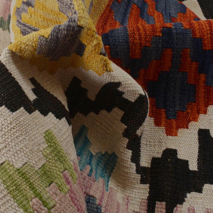 Hand Knotted Flatweave Kilim 2' 7" x 4' 3" - No. AL11267