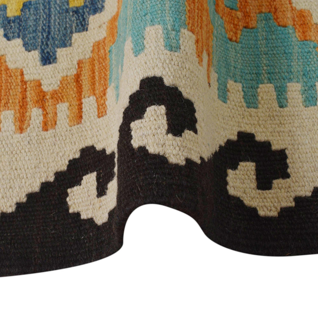 Handmade Afghan Vegetable Kilim 2' 11" x 4' 6" - No. AL74080