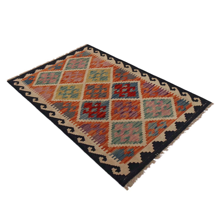 Handmade Vegetable Kilim 2' 9" x 4' 7" - No. AL63046