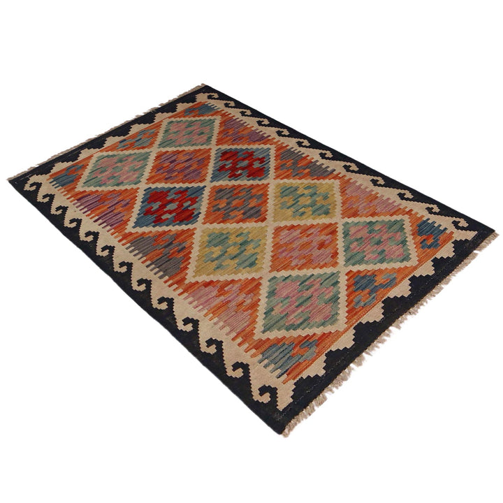 Handmade Vegetable Kilim 2' 9" x 4' 7" - No. AL63046