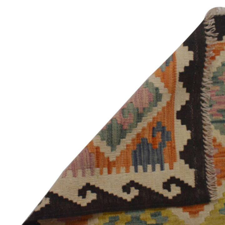 Handmade Vegetable Kilim 2' 9" x 4' 7" - No. AL63046