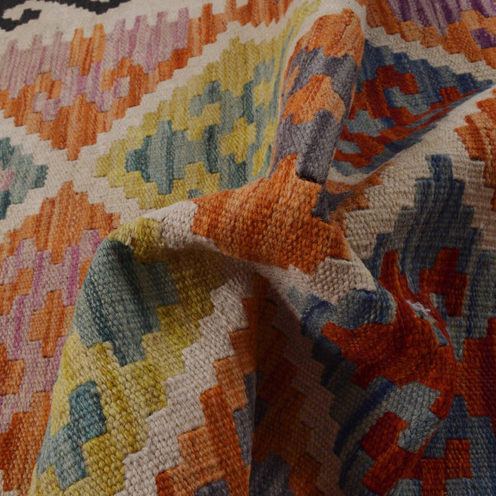 Handmade Vegetable Kilim 2' 9" x 4' 7" - No. AL63046