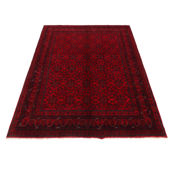 Red Color Khal Mohammadi Rug 6' 7" x 9' 9" - No. AL93338