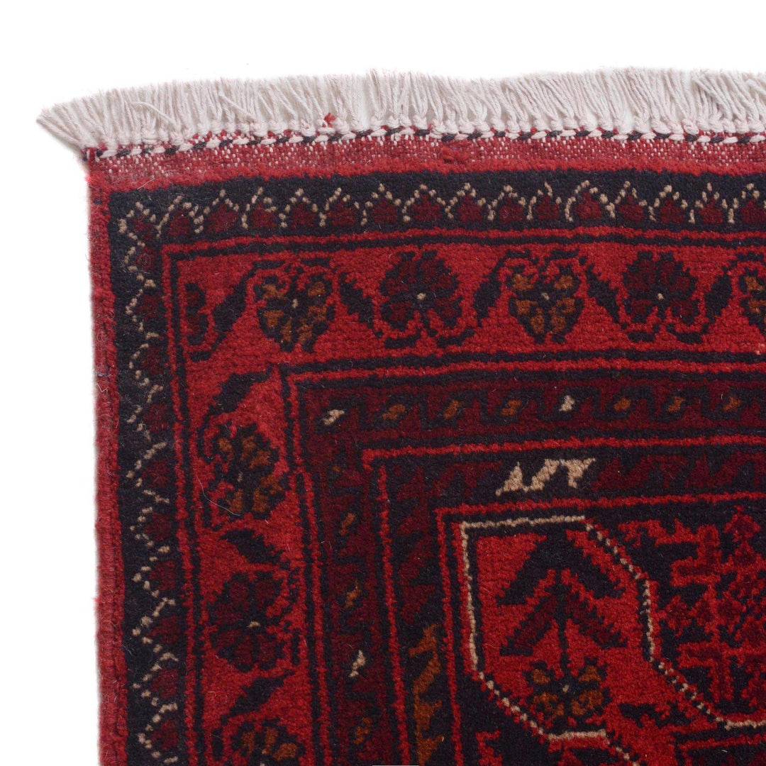 Red Color Khal Mohammadi Rug 6' 7" x 9' 9" - No. AL93338
