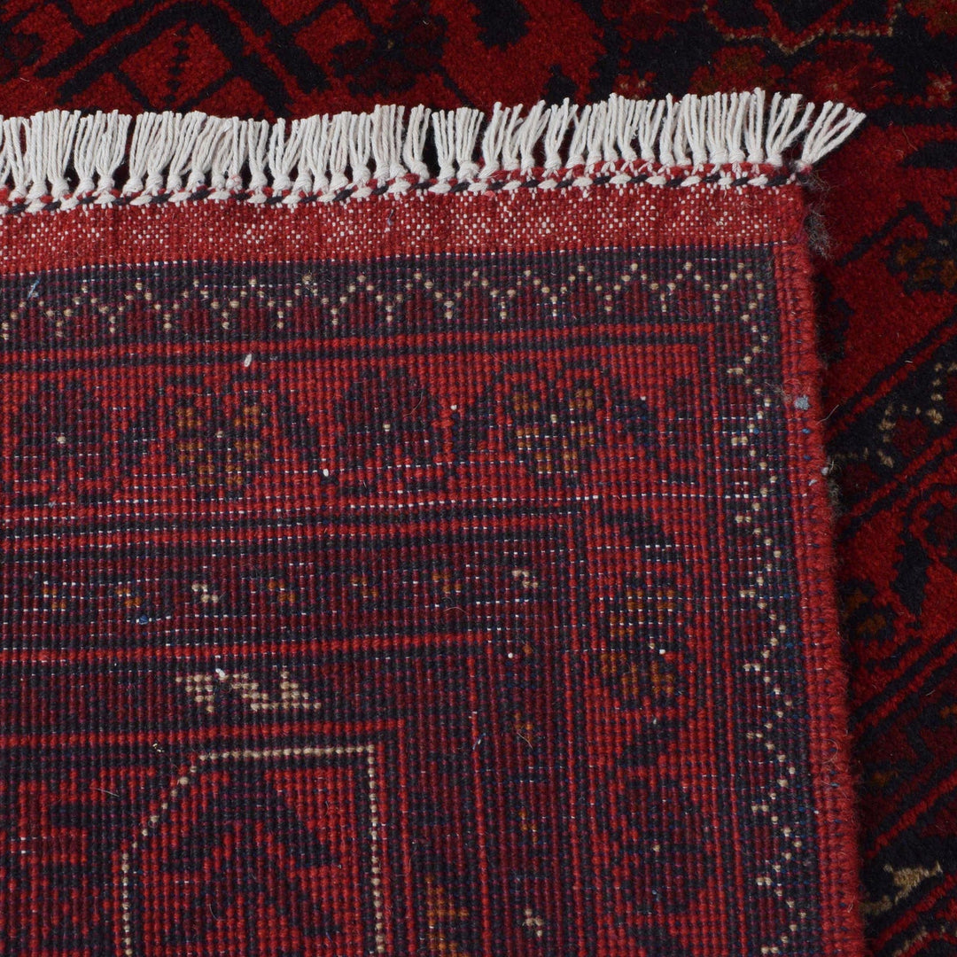 Red Color Khal Mohammadi Rug 6' 7" x 9' 9" - No. AL93338