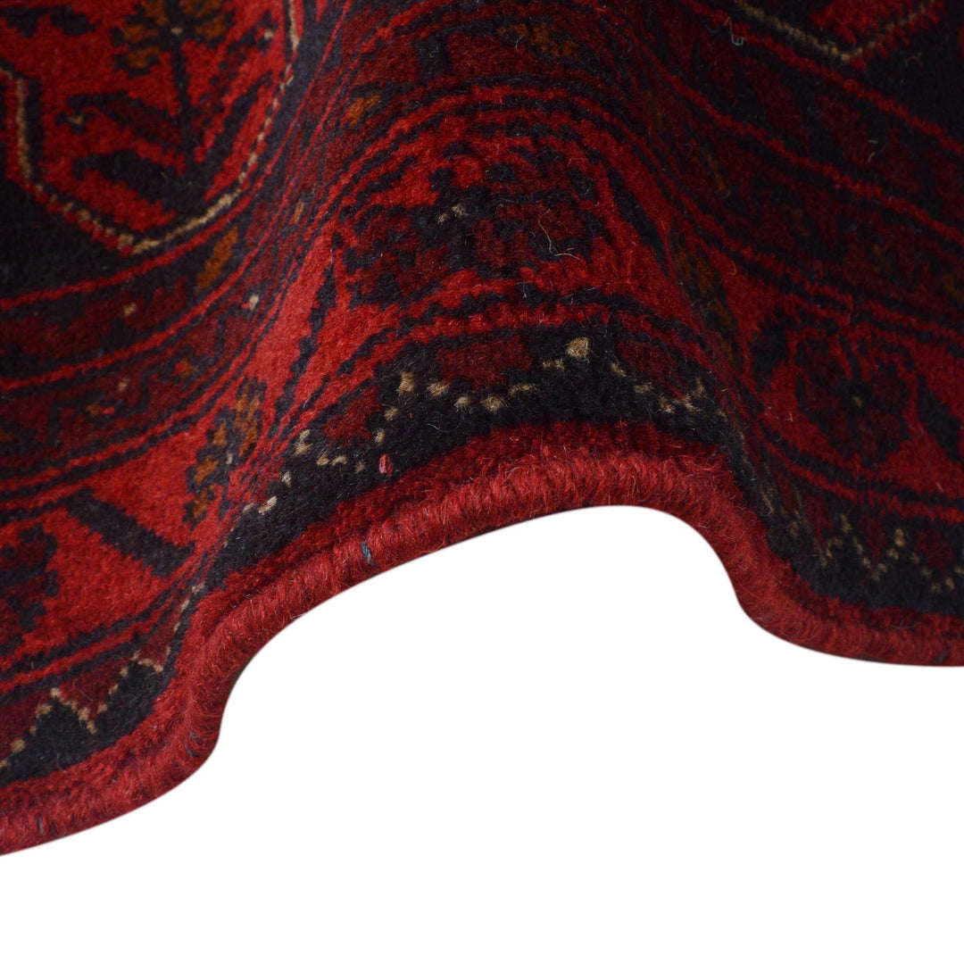 Red Color Khal Mohammadi Rug 6' 7" x 9' 9" - No. AL93338