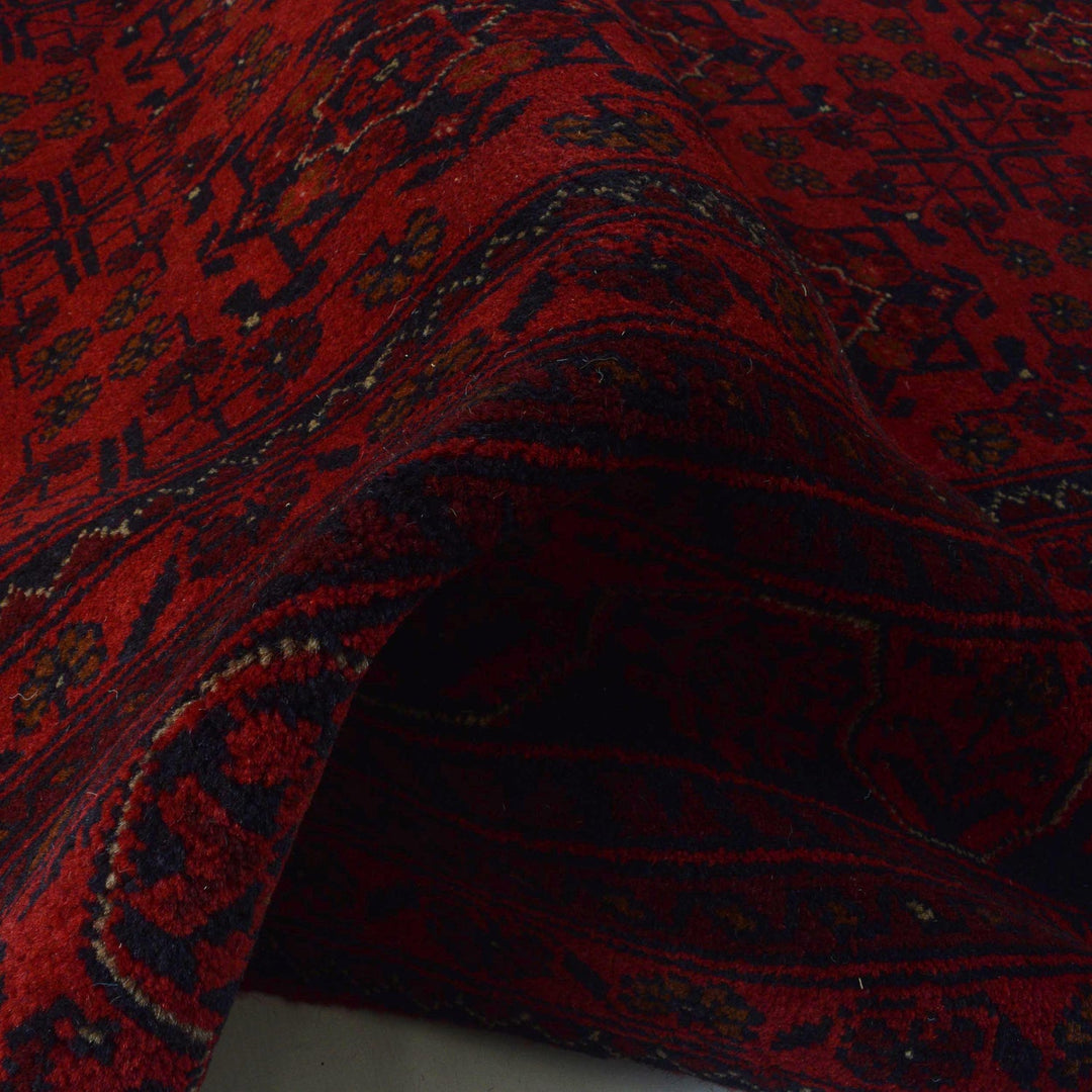 Red Color Khal Mohammadi Rug 6' 7" x 9' 9" - No. AL93338