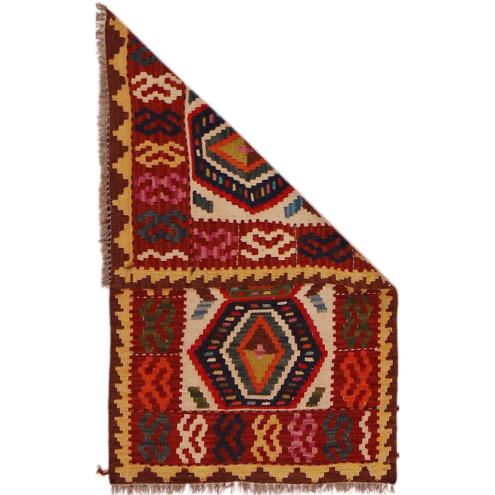 Handmade Vegetable Kelim 2' 0" x 3' 5" - No. AL33925