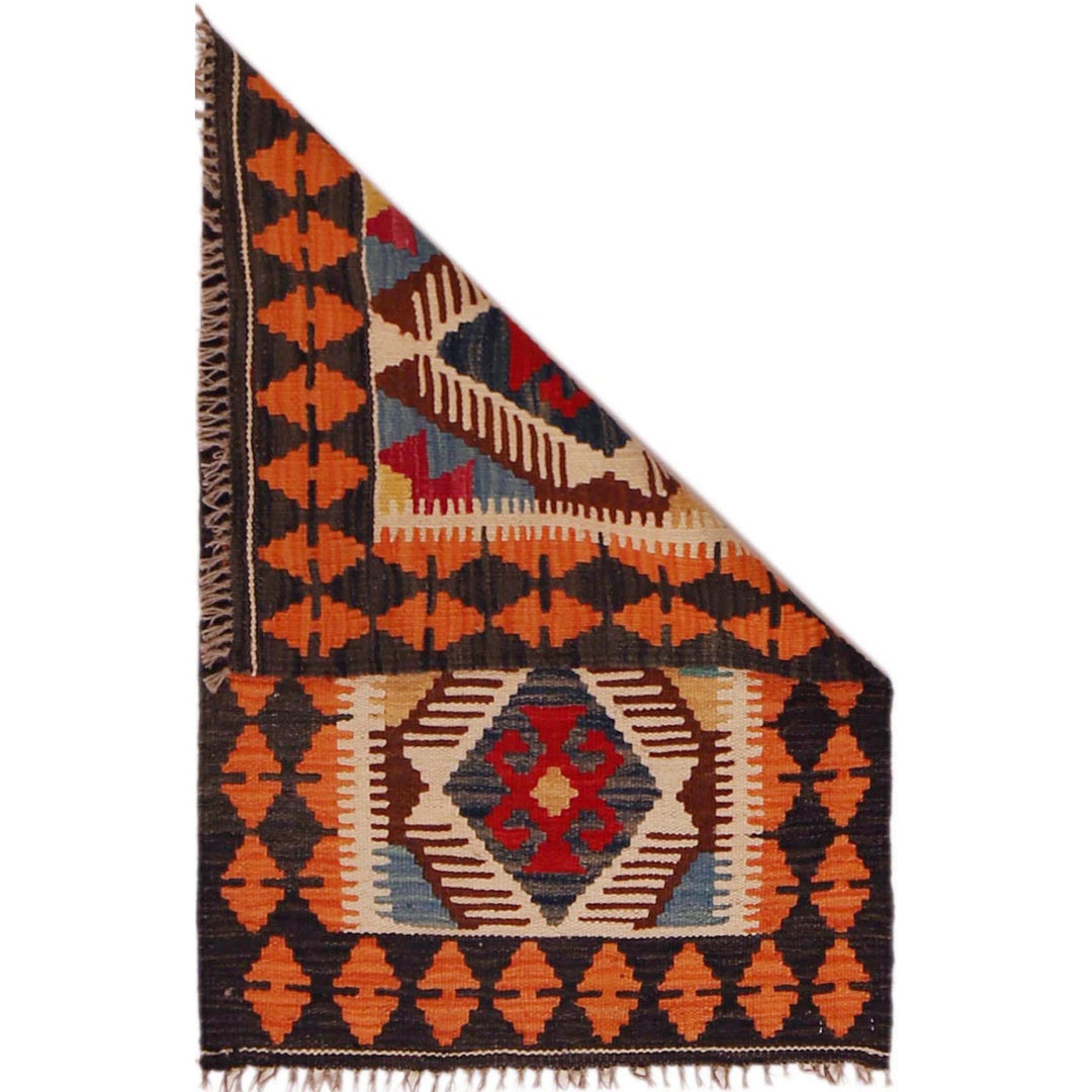 Handmade Afghan Vegetable Kilim 2' 0" x 3' 1" - No. AL16284